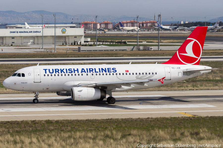 Turkish Airlines Airbus A319-132 (TC-JUB) | Photo 171101