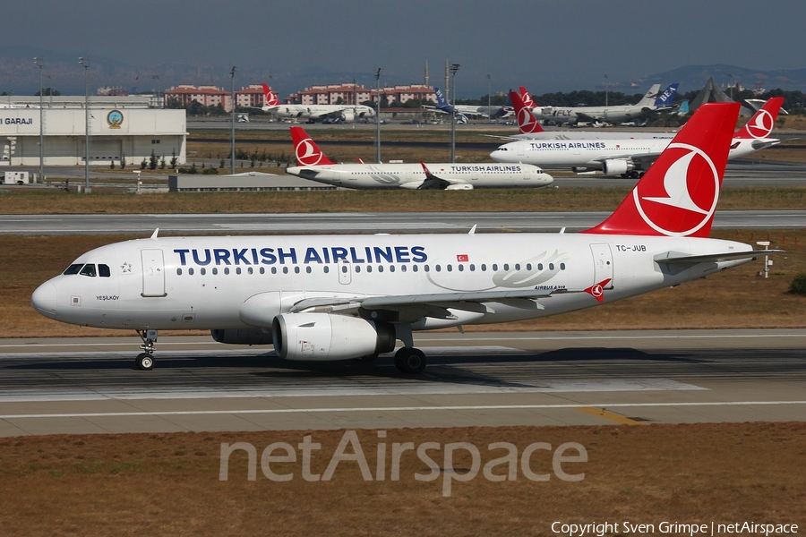Turkish Airlines Airbus A319-132 (TC-JUB) | Photo 89107