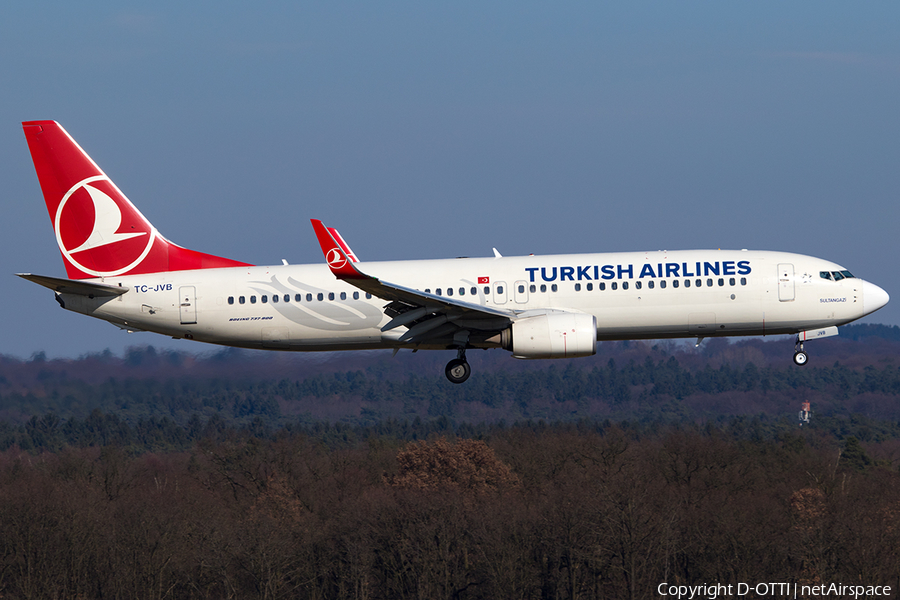 Turkish Airlines Boeing 737-8F2 (TC-JVB) | Photo 223636
