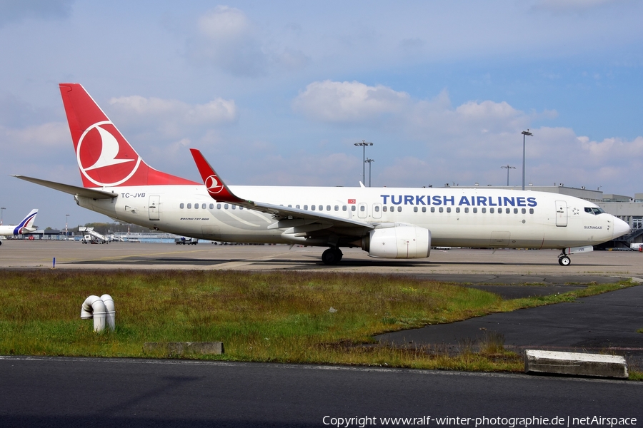 Turkish Airlines Boeing 737-8F2 (TC-JVB) | Photo 482059