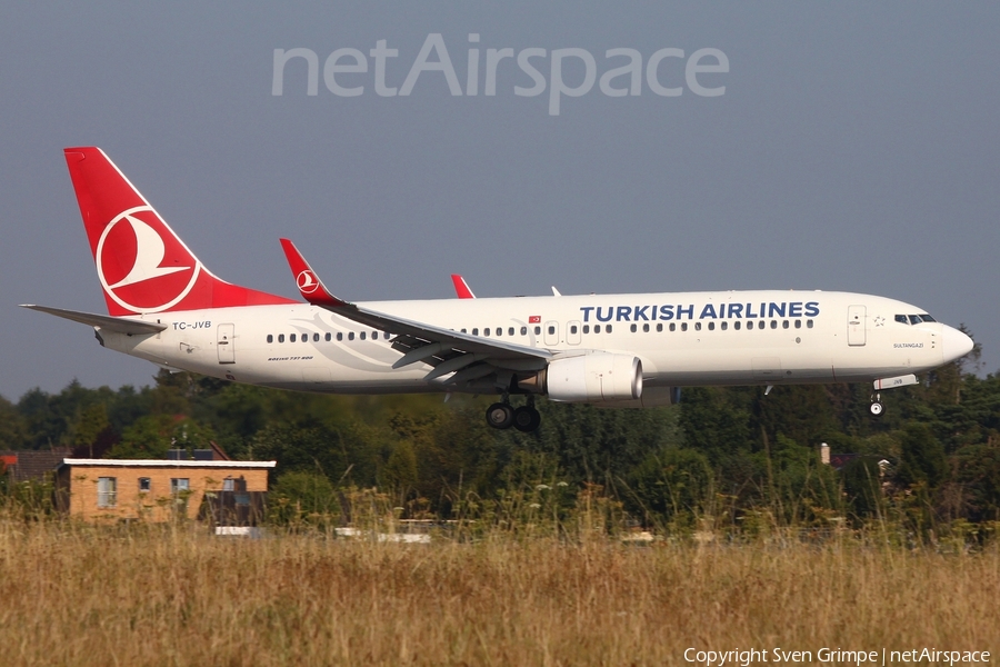 Turkish Airlines Boeing 737-8F2 (TC-JVB) | Photo 398981
