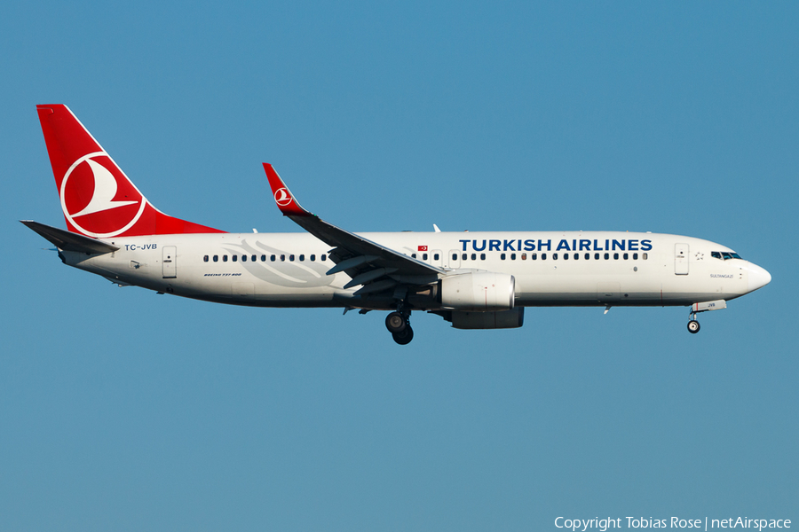 Turkish Airlines Boeing 737-8F2 (TC-JVB) | Photo 310040