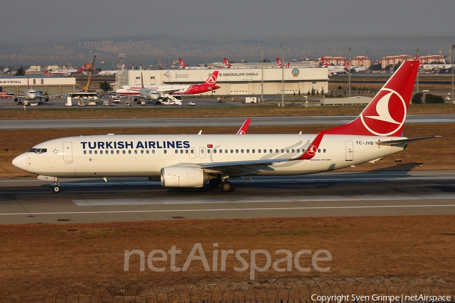 Turkish Airlines Boeing 737-8F2 (TC-JVB) | Photo 90125