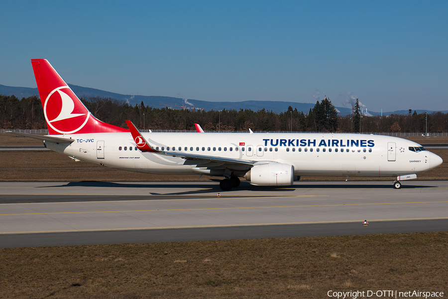 Turkish Airlines Boeing 737-8F2 (TC-JVC) | Photo 224534