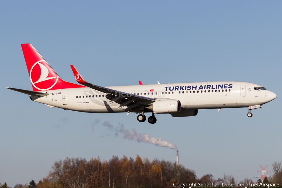 Turkish Airlines Boeing 737-8F2 (TC-JVD) | Photo 132874