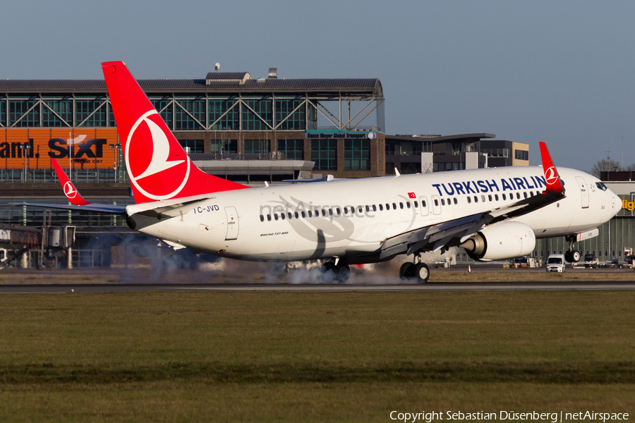 Turkish Airlines Boeing 737-8F2 (TC-JVD) | Photo 132875