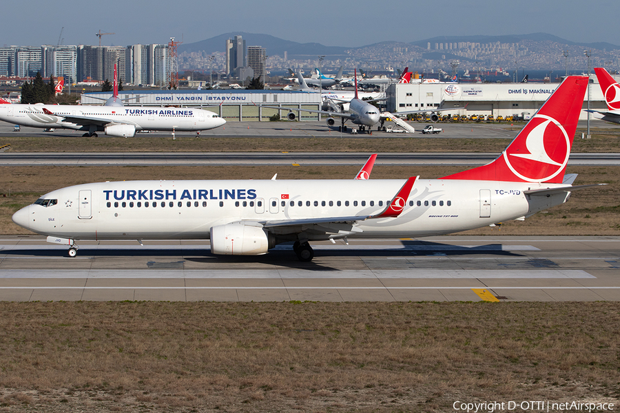 Turkish Airlines Boeing 737-8F2 (TC-JVD) | Photo 307779