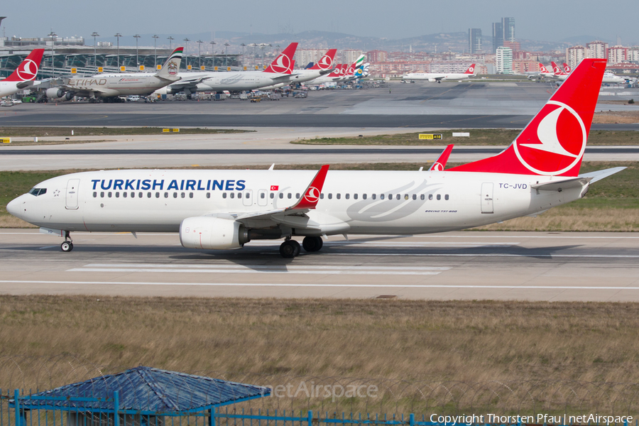 Turkish Airlines Boeing 737-8F2 (TC-JVD) | Photo 84662