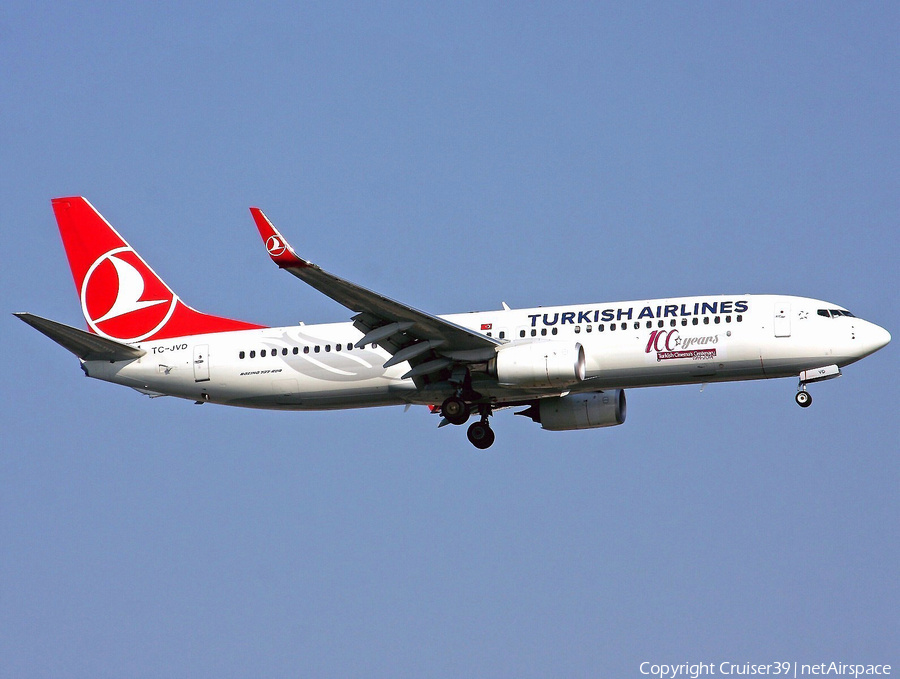 Turkish Airlines Boeing 737-8F2 (TC-JVD) | Photo 84813