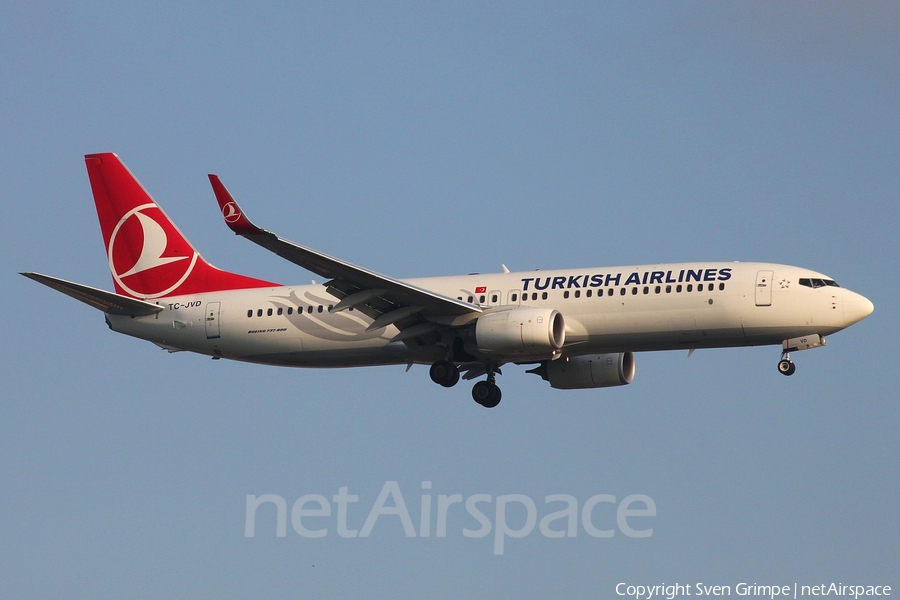 Turkish Airlines Boeing 737-8F2 (TC-JVD) | Photo 87659