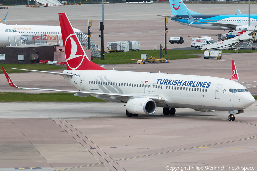 Turkish Airlines Boeing 737-8F2 (TC-JVD) | Photo 156526
