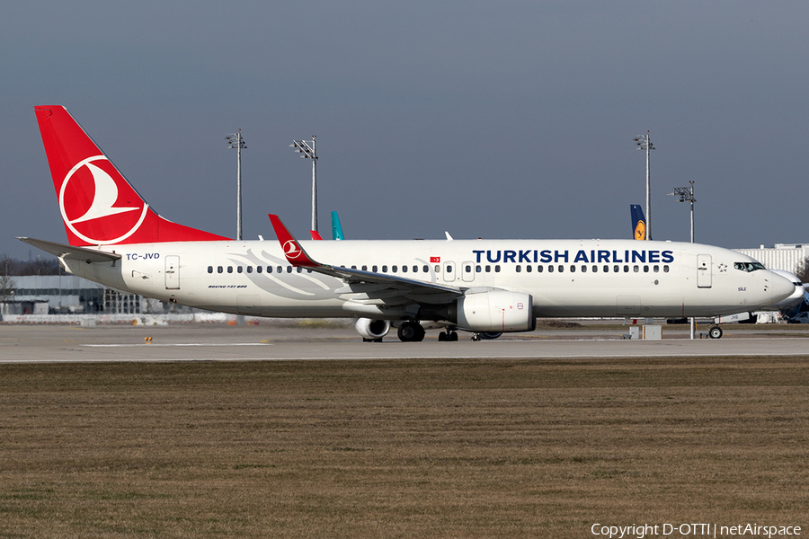 Turkish Airlines Boeing 737-8F2 (TC-JVD) | Photo 153140