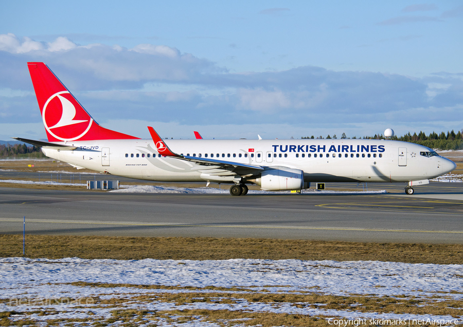 Turkish Airlines Boeing 737-8F2 (TC-JVD) | Photo 72375