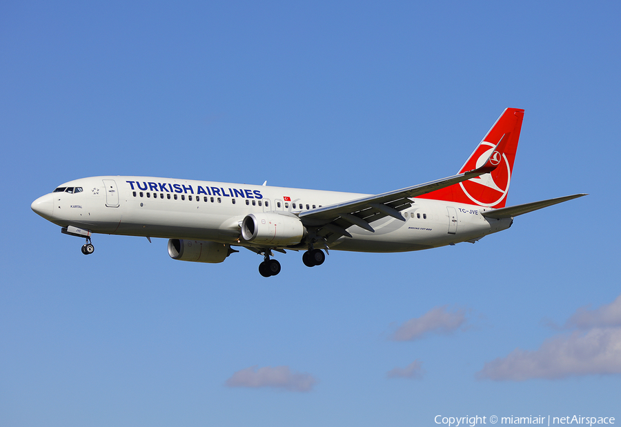 Turkish Airlines Boeing 737-8F2 (TC-JVE) | Photo 150203