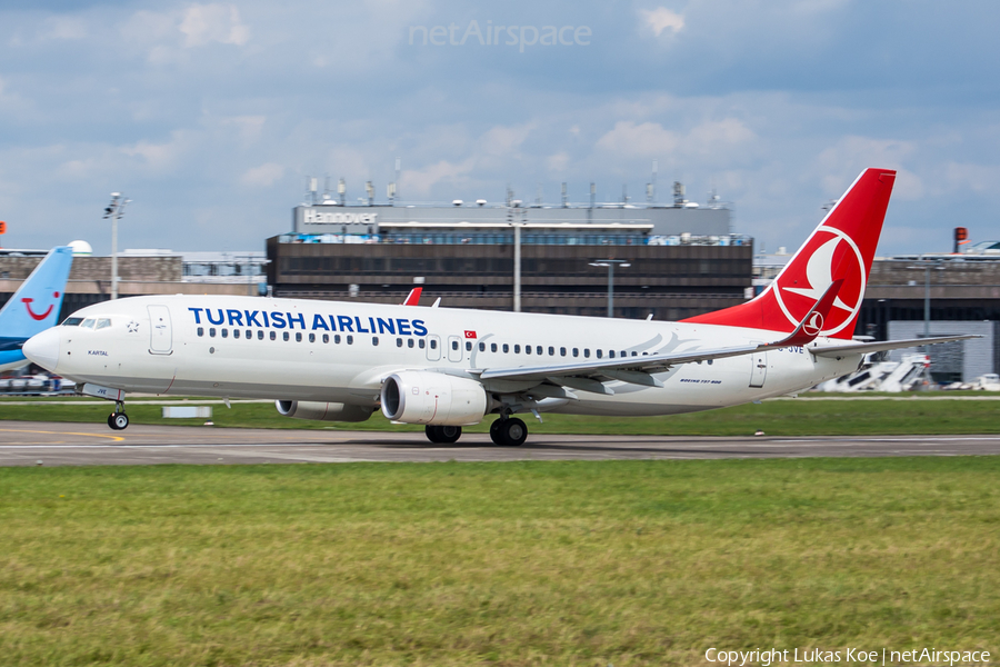Turkish Airlines Boeing 737-8F2 (TC-JVE) | Photo 177663