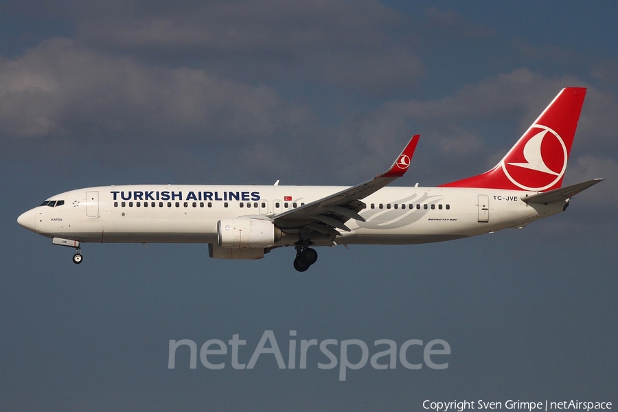 Turkish Airlines Boeing 737-8F2 (TC-JVE) | Photo 247651
