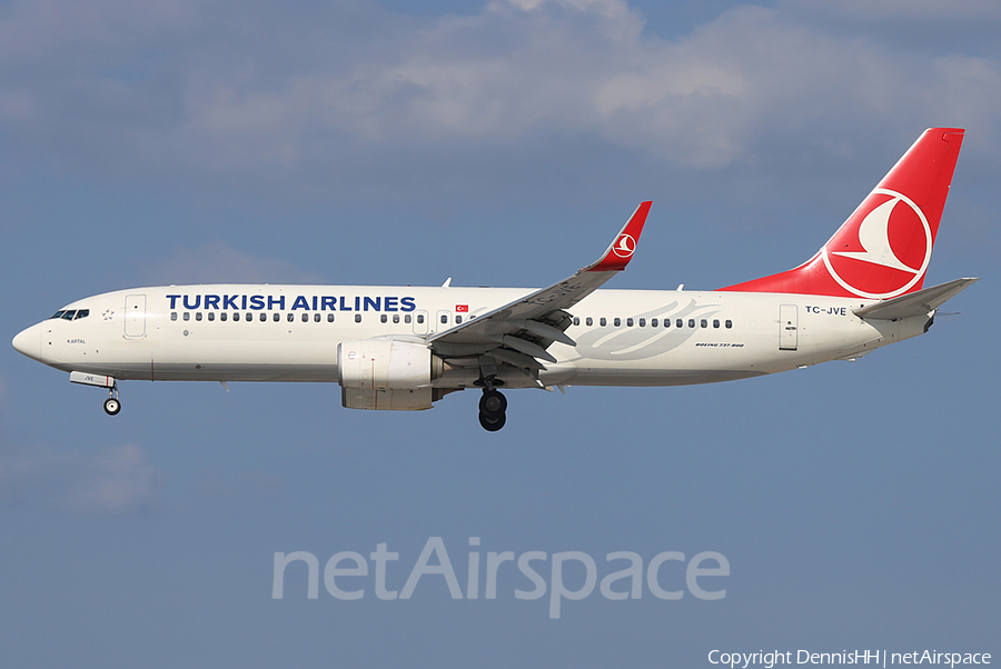 Turkish Airlines Boeing 737-8F2 (TC-JVE) | Photo 438956