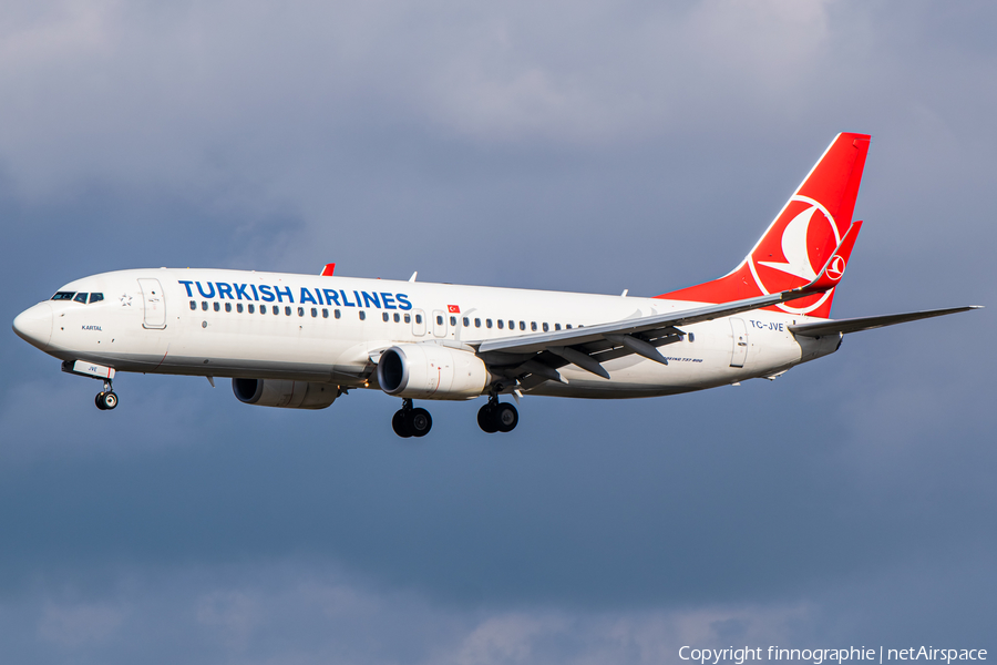 Turkish Airlines Boeing 737-8F2 (TC-JVE) | Photo 439044