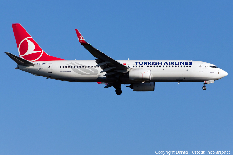 Turkish Airlines Boeing 737-8F2 (TC-JVE) | Photo 493990