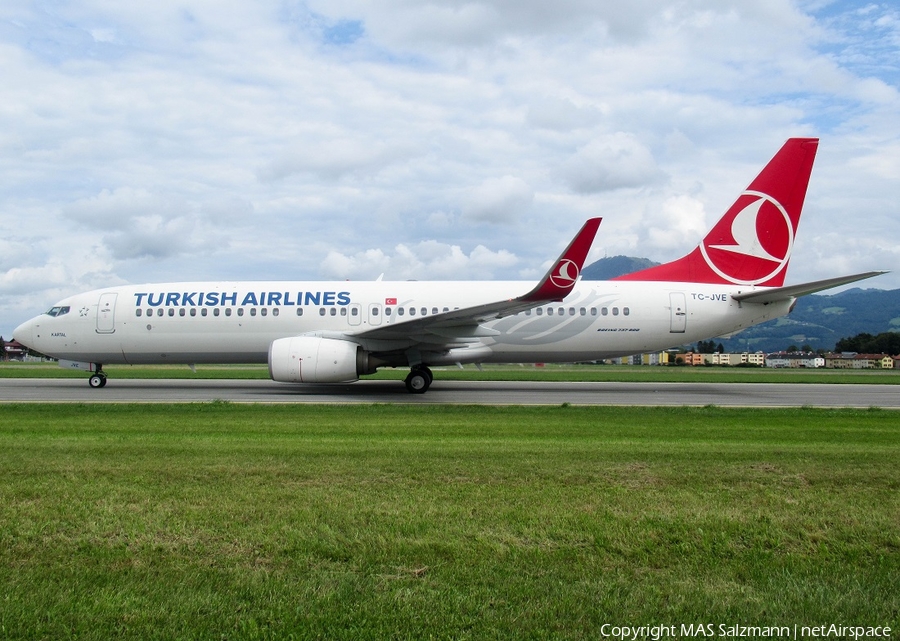 Turkish Airlines Boeing 737-8F2 (TC-JVE) | Photo 401074