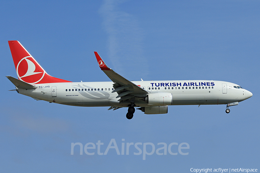 Turkish Airlines Boeing 737-8F2 (TC-JVG) | Photo 307020