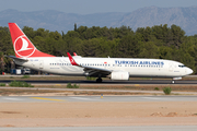 Turkish Airlines Boeing 737-8F2 (TC-JVH) at  Antalya, Turkey