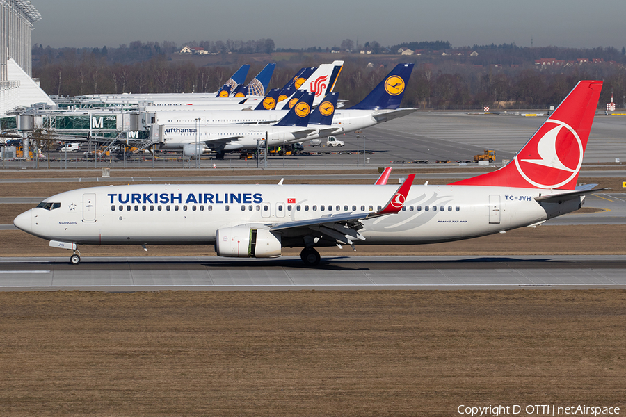 Turkish Airlines Boeing 737-8F2 (TC-JVH) | Photo 297767