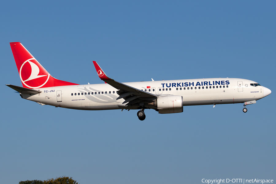 Turkish Airlines Boeing 737-8F2 (TC-JVJ) | Photo 403181