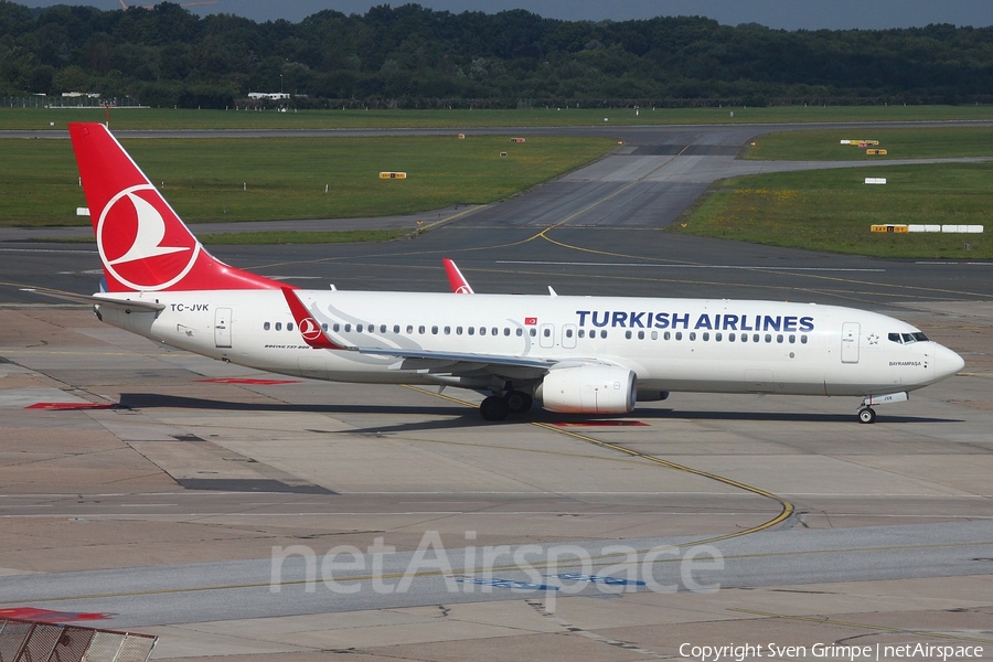 Turkish Airlines Boeing 737-8F2 (TC-JVK) | Photo 180079