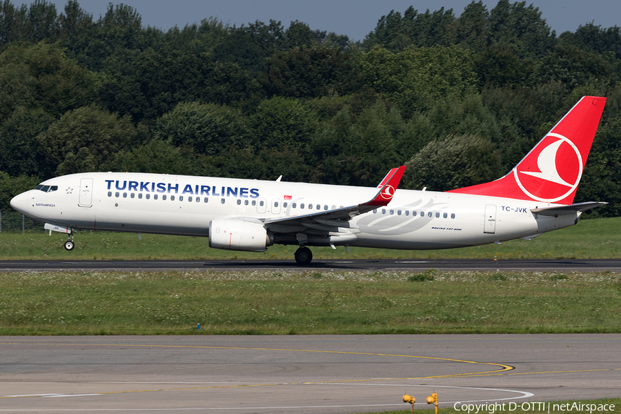 Turkish Airlines Boeing 737-8F2 (TC-JVK) | Photo 180089