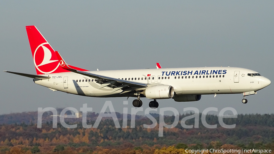 Turkish Airlines Boeing 737-8F2 (TC-JVL) | Photo 200571