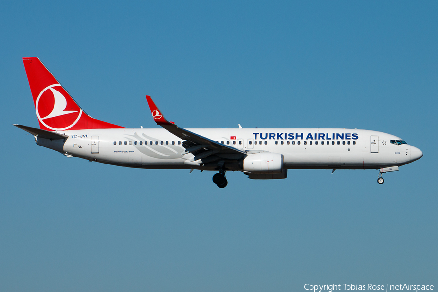 Turkish Airlines Boeing 737-8F2 (TC-JVL) | Photo 305265