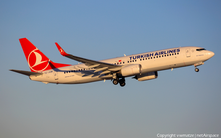 Turkish Airlines Boeing 737-8F2 (TC-JVM) | Photo 209193