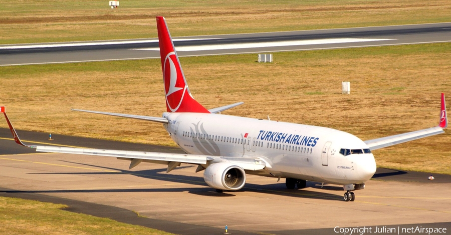 Turkish Airlines Boeing 737-8F2 (TC-JVM) | Photo 444102