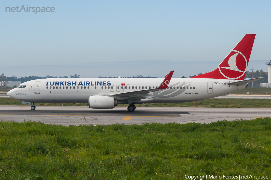 Turkish Airlines Boeing 737-8F2 (TC-JVM) | Photo 307152