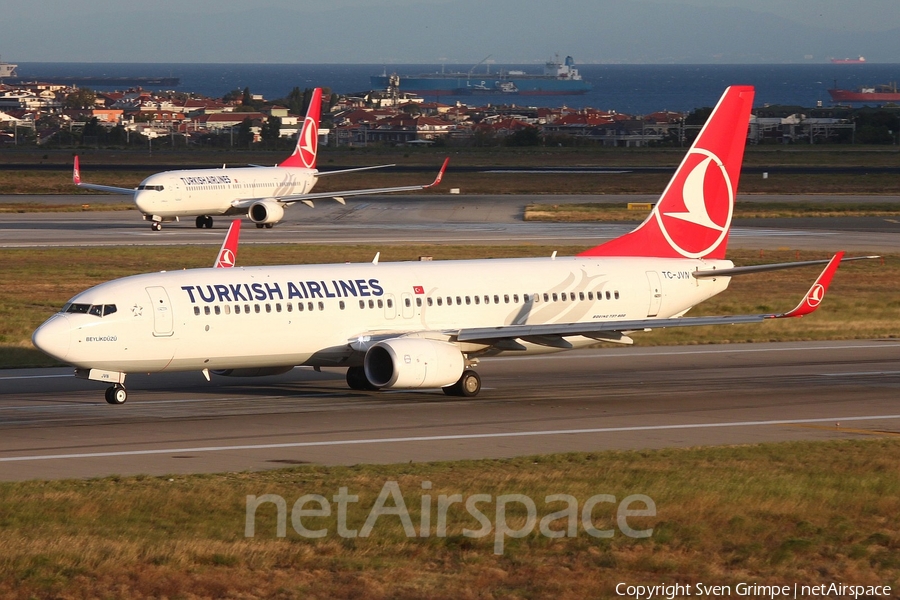 Turkish Airlines Boeing 737-8F2 (TC-JVN) | Photo 272381