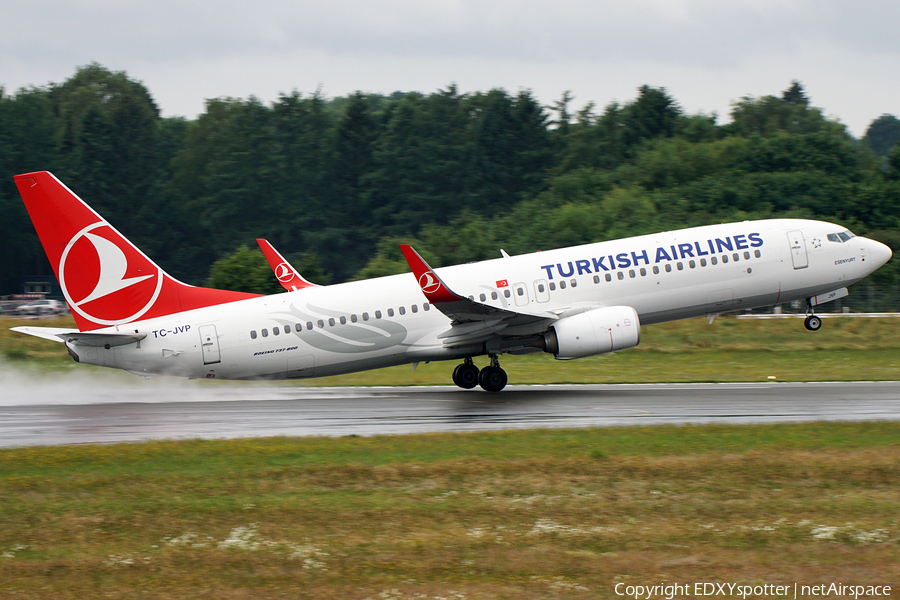 Turkish Airlines Boeing 737-8F2 (TC-JVP) | Photo 292981