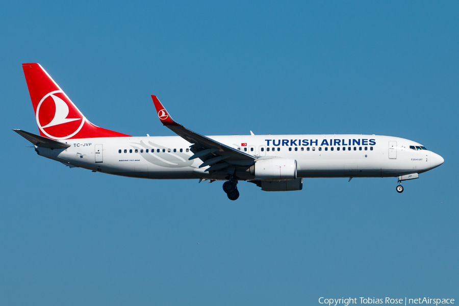 Turkish Airlines Boeing 737-8F2 (TC-JVP) | Photo 310423