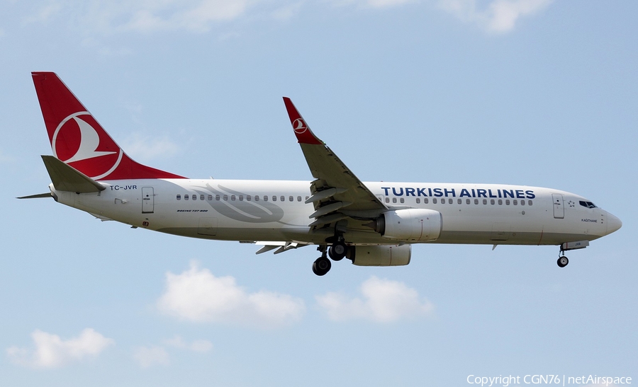 Turkish Airlines Boeing 737-8F2 (TC-JVR) | Photo 393907