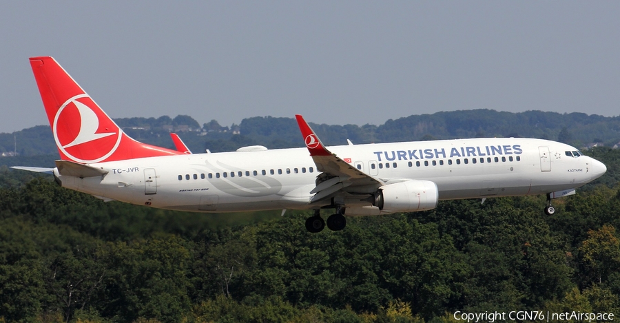 Turkish Airlines Boeing 737-8F2 (TC-JVR) | Photo 520689