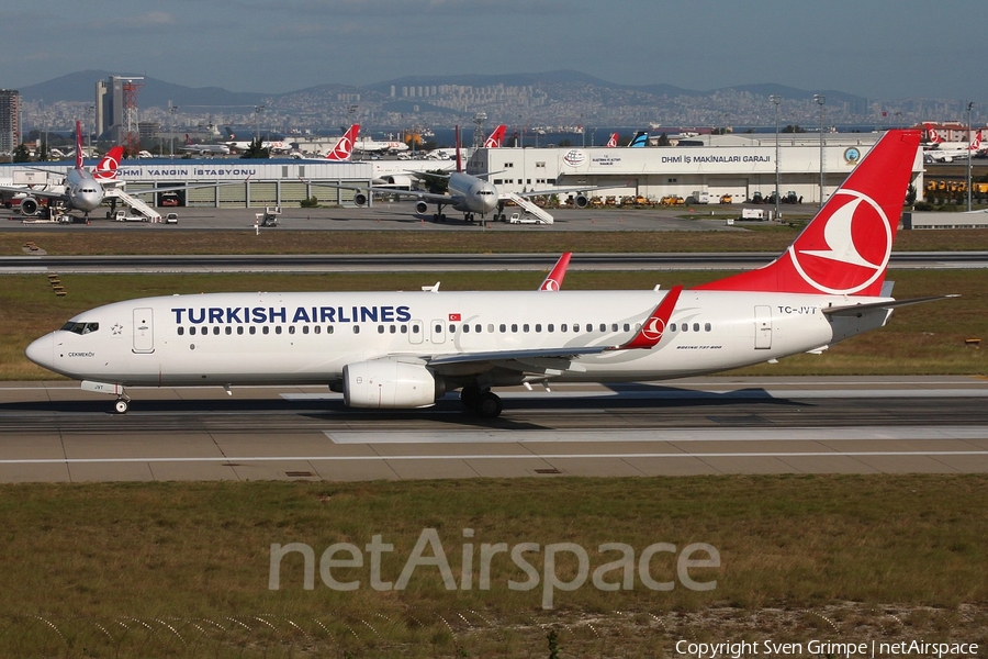 Turkish Airlines Boeing 737-8F2 (TC-JVT) | Photo 272498