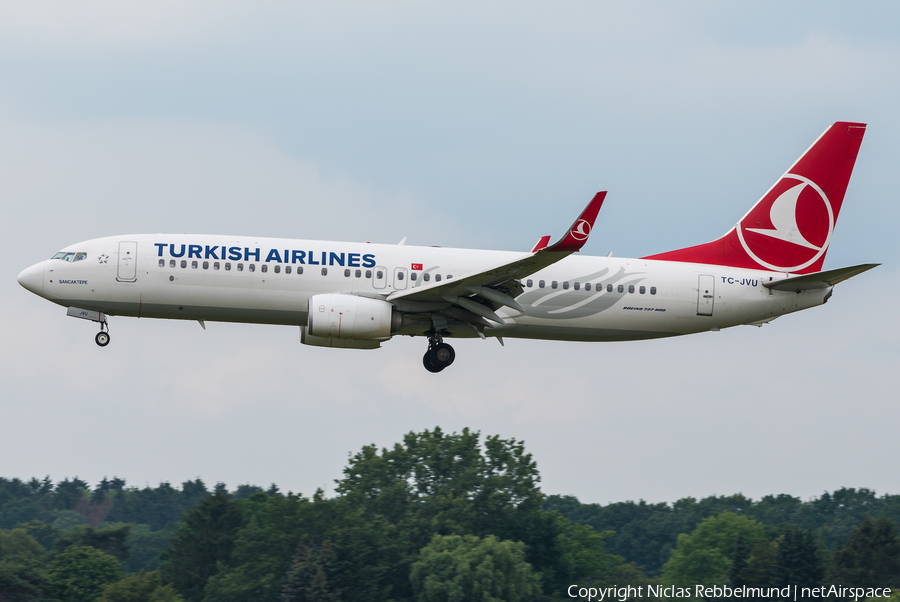 Turkish Airlines Boeing 737-8F2 (TC-JVU) | Photo 337814