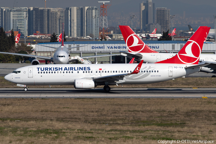 Turkish Airlines Boeing 737-8F2 (TC-JVV) | Photo 309693