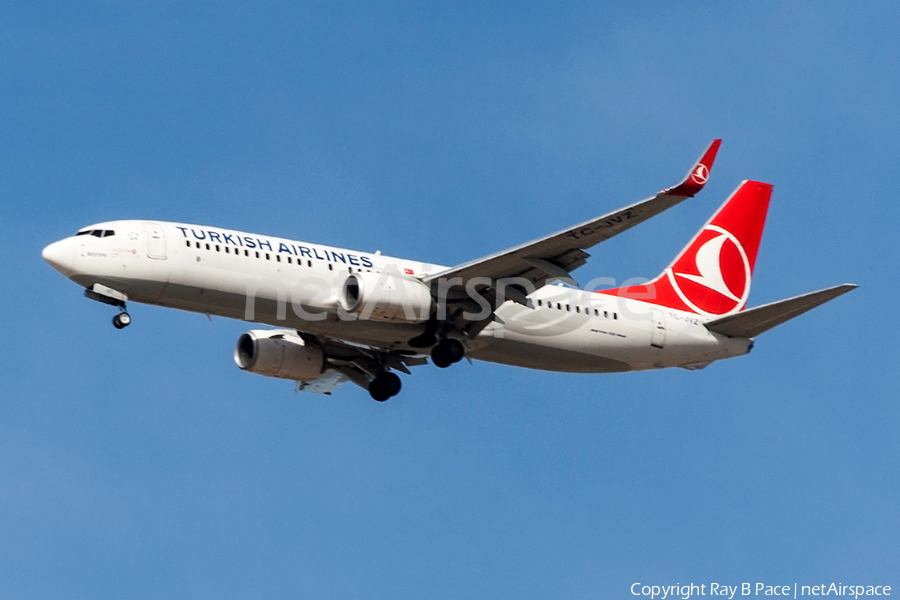 Turkish Airlines Boeing 737-8F2 (TC-JVZ) | Photo 449035