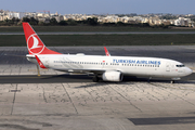 Turkish Airlines Boeing 737-8F2 (TC-JVZ) at  Luqa - Malta International, Malta