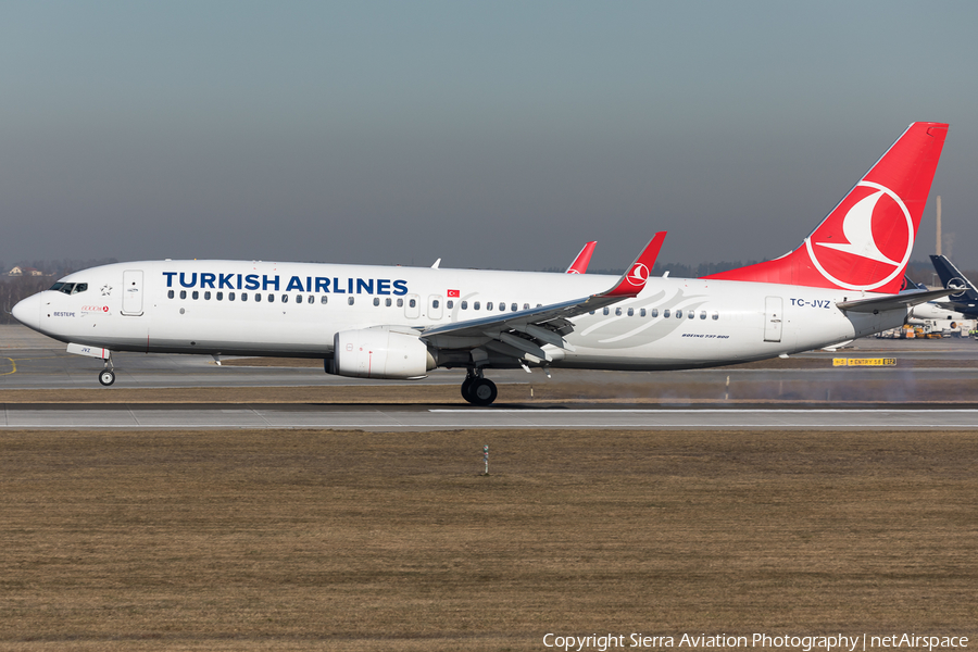 Turkish Airlines Boeing 737-8F2 (TC-JVZ) | Photo 329071