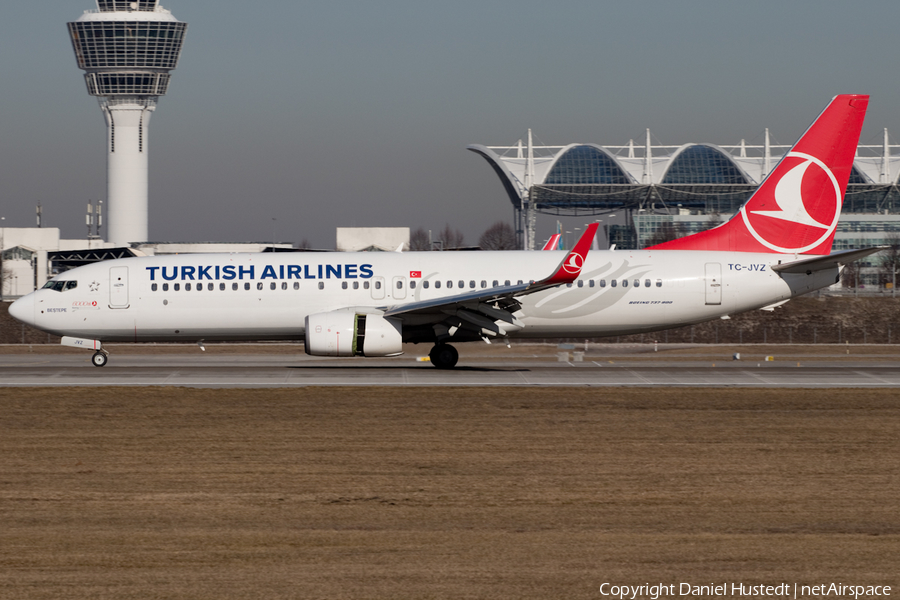 Turkish Airlines Boeing 737-8F2 (TC-JVZ) | Photo 420435