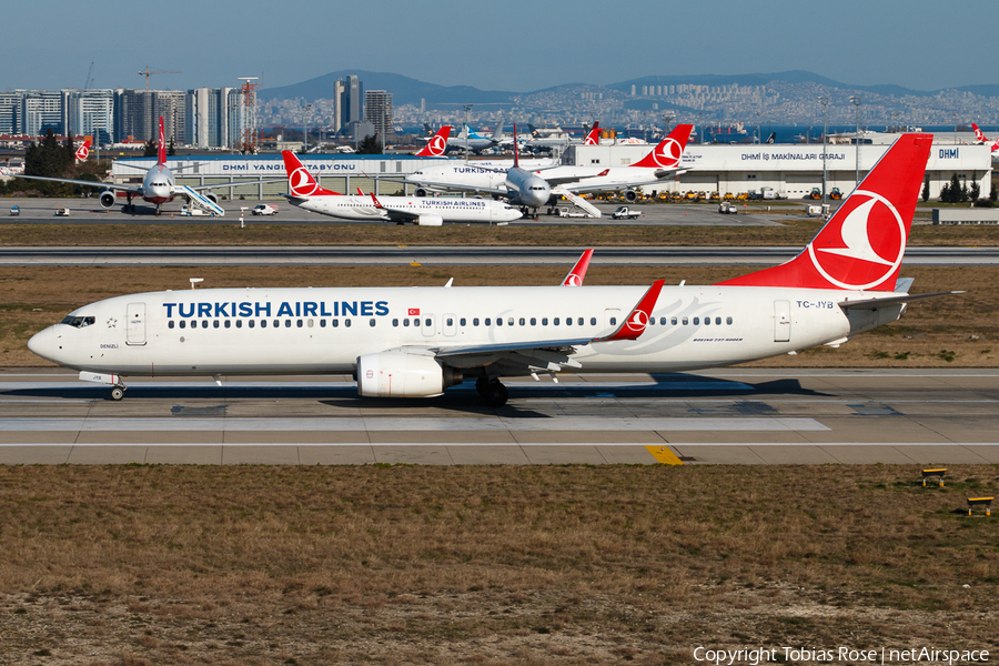 Turkish Airlines Boeing 737-9F2(ER) (TC-JYB) | Photo 307927