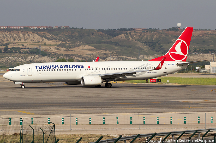 Turkish Airlines Boeing 737-9F2(ER) (TC-JYD) | Photo 48033
