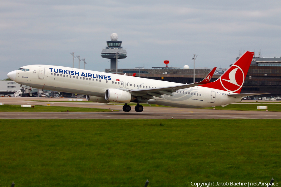 Turkish Airlines Boeing 737-9F2(ER) (TC-JYF) | Photo 163492